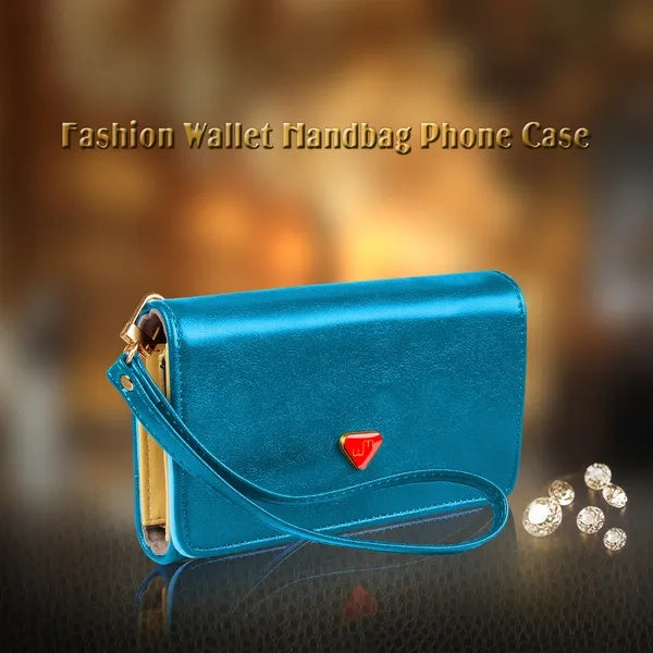 Women Wristlet Wallet PU Leather Lady Purse Credit Card Holder