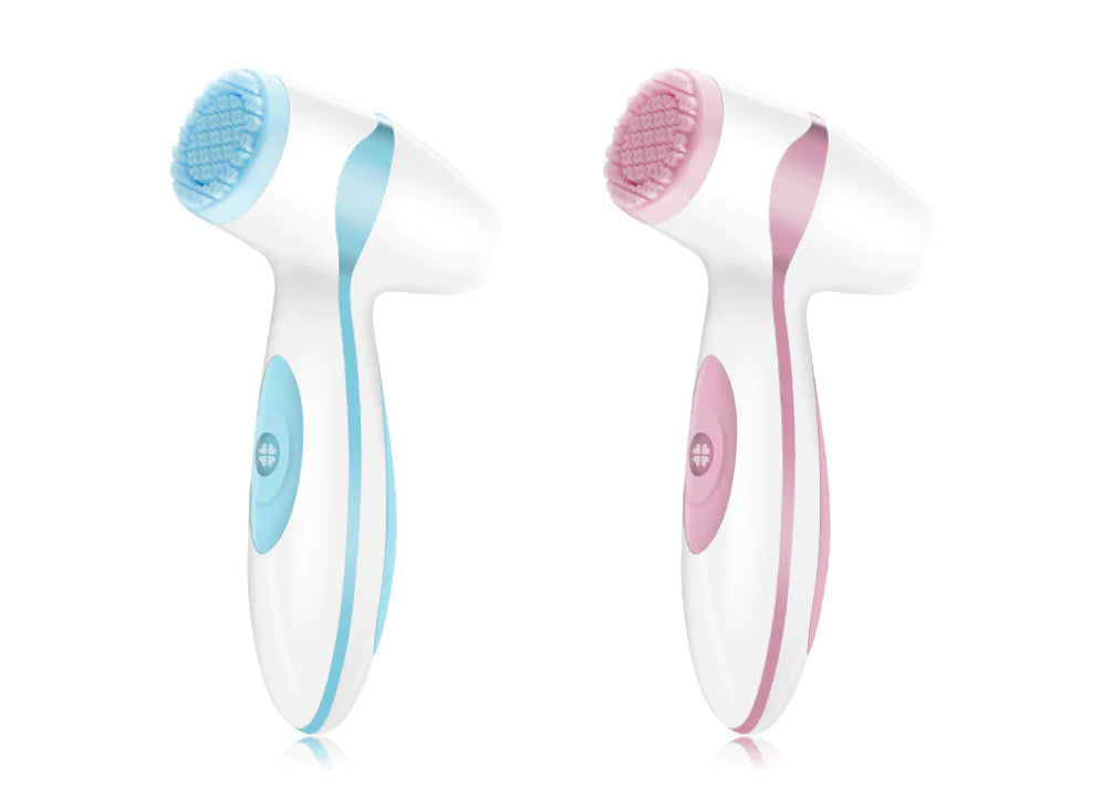 Electric Facial Cleansing Brush and Massager Device